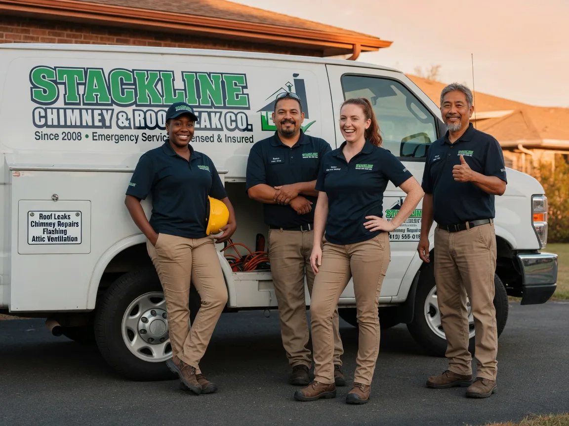Chimney flashing repair company in Gibson, NC